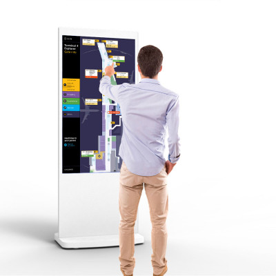 Digital PCAP Floorstanding Touch Screen